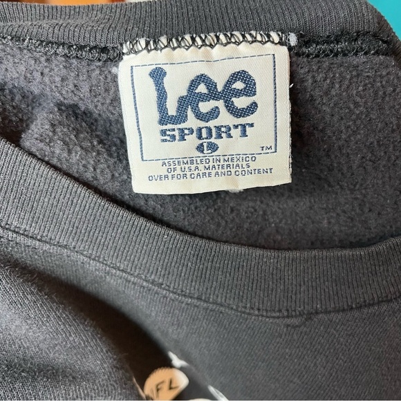 Vintage Lee Sport 90s NY Jets Crewneck Pullover Size Large NFL Football - Picture 9 of 9